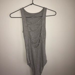 Gray Bodysuit